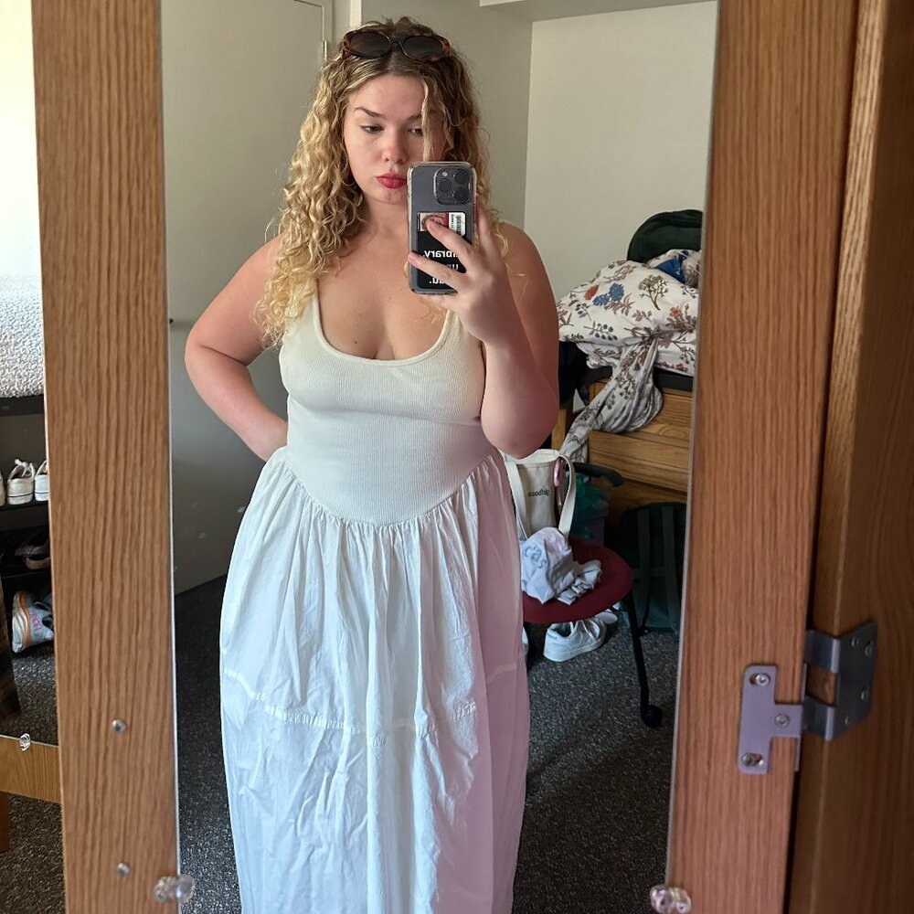 Free People White Maxi Dress - Picture 4 of 5